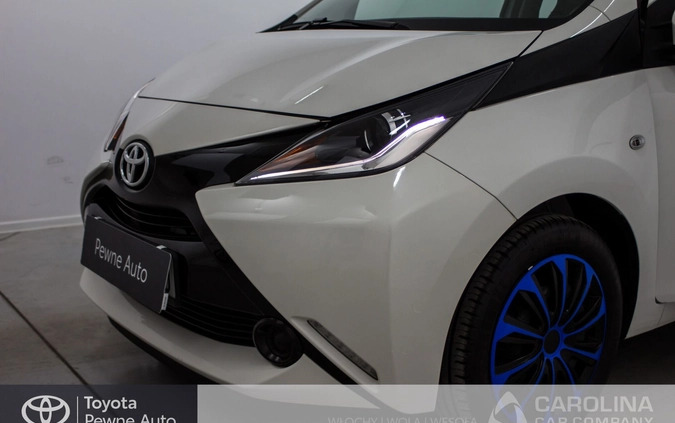 Toyota Aygo cena 38000 przebieg: 47038, rok produkcji 2016 z Włodawa małe 121
